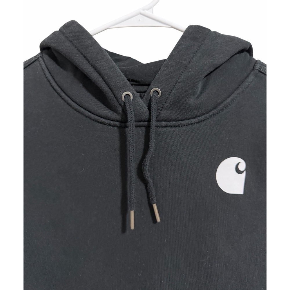 Carhartt Clarksburg Hoodie Black Women's Size Medium - Picture 3 of 11
